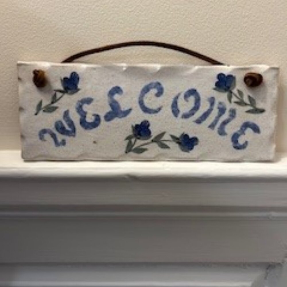 Hand Made Welcome Sign